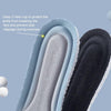 5pairs Super Soft High Elasticity Sports Insoles Summer Insoles, Size: 36(Grey)