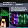 10.2x34.8cm20 x 64 LEDs Car Flexible Display Advertising Screen APP Bluetooth Smart Screen