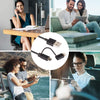 1m MFI 2 in 1 8 pin + Micro USB 2.0 Male to USB Data Sync Charging Cable(White)