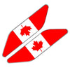 2 PCS Canadian Flag Pattern Car-Styling Sticker Random Decorative Sticker