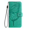 For Asus Zenfone 11 Ultra Embossed Butterfly Leather Phone Case(Green)