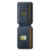 Suteni S2 Phone Magnetic Card Case Card Sleeve MagSafe Magnetic Coil PU Leather(Blue)