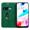 For Xiaomi Redmi 8 Frosted Business Magnetic Horizontal Flip PU Leather Case with Holder & Card Slot & Lanyard(Green)