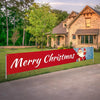 Christmas Ornaments Letters Banner Festive Party Scene Arrangement Props,Size:300 x 50cm(001)
