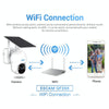 ESCAM QF255 2.0 Million Pixels 1080P HD WiFi Solar Camera, Support Two-way Voice & PIR Motion Detection & Night Vision & TF Card