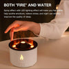 Volcanic Essential Oil Aroma Diffuser Ultrasonic Air Humidifier, Model: Monochrome(UK Plug)