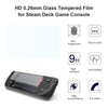 50 PCS 0.26mm 9H 2.5D Tempered Glass Film For Steam Deck Game Console