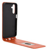 For Samsung Galaxy A15 5G / 4G Magnetic Vertical Flip Leather Phone Case(Brown)