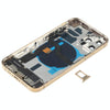 iPhone 12 Pro Gold Back Cover Assembly with Wireless Charging
