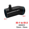 For Mazda 3 6 CX-4 Axela Atenza Intake Silicone Hose High Flow Cold Air Intake Pipe Turbo Intercooler, Specification: 2.0L-70-BK
