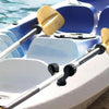 Canoe Paddle Fishing Rod Holder Rail Bracket Kayak Accessories, Specification: 25 Roller Paddle Clamp