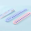 Montessori Math Decomposition Ruler Kindergarten Children Numbers Addition and Subtraction Arithmetic Enlightenment Teaching Aids, Length: 25.5cm(Pink)