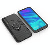 PC + TPU Shockproof Protective Case for Huawei P Smart Z / Y9 Prime (2019), with Magnetic Ring Holder (Black)