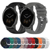 For Garmin Vivoactive 4S 18mm Solid Color Silicone Watch Band(Roland Purple)