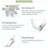 Dandelion Love Inlaid Zircon Ring S925 Sterling Silver Lady Ring