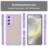 For Samsung Galaxy S24 5G Armor Glaze PC Hybrid TPU Phone Case(Purple)