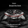 LEMFO ELF3 1.39 inch TFT Round Screen Outdoor Steel Strap Smart Watch Supports Blood Oxygen Monitoring(Black)