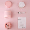 Folding Mini Juicer Household Multifunctional Portable Telescopic USB Charging Juicer Cup(Pink)