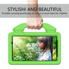 For Galaxy Tab A 7.0 T280/T285 EVA Material Children Flat Anti Falling Cover Protective Shell With Thumb Bracket(Green)