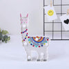 LED Painted Lantern Alpaca Night Light Holiday Decoration Room Posing Style Light(White)