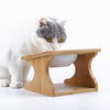 Pet Solid Wood Dining Table Pet Food Bowl Pet Supplies