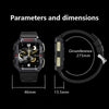 YK01 1.83 inch Smart Sports Call Watch, Heart Rate / Blood Pressure / Blood Oxygen(Black)