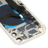 iPhone 12 Mini Back Cover Assembly (White) - With Side Keys & Wireless Charging