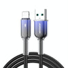 JOYROOM S-A42 Crystal Clear Series Fast Charging Data Cable, USB to 8 Pin Cable, Length: 1.2m(Black)