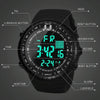 SYNOKE 8209 Multifunctional Sports Swimming Waterproof Luminous Alarm Men Electronic Watch(Black)