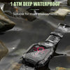 C20Plus 1.81-inch Health Monitoring Waterproof Bluetooth Call Smart Watch, Color: Black Steel