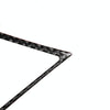 2 PCS Car Carbon Fiber Central Air Outlet Frame Decorative Sticker for Infiniti Q50 / Q60 2014-2020