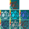 Paper-cut Leaf Ornaments Photography Props(Dark Blue)