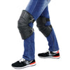 1 Pair Leather Wool Motorcycle Kneepad Windproof Warming Knee Pads Legs Protector Thickening Cold-Proof