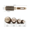 Ceramic Aluminium Hair Comb Round Brush with Nylon Bristle Professional Barber Styling Hair Brush(32mm)