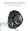 NX02 Sport Smartwatch IP67 Waterproof Support Tracker Calories Pedometer Smartwatch Stopwatch Call SMS Reminder(blue)