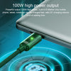 WK WDC-194 Pioneer Series 2 in 1 65W USB-C/Type-C to USB-C/Type-C+8 Pin Fast Charging Data Cable, Length: 1m(Green)