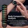 ET482 1.43 inch AMOLED Screen Sports Smart Watch Support Bluetooth Call /  ECG Function(Black Steel Band)