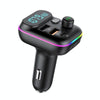 T70 Car MP3 Player FM Transmitter with Bluetooth USB Car Mobile Charger QC3.0 Quick Charge U Disk Music Player FM Modulator