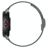CF96 1.2 inch Waterproof Smart Steel Strap Wristband Support Heart Rate Monitoring / Blood Pressure Monitoring(Black)