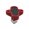 Single Heavy-Duty Terminal Studs Red M10 Bus Bar for Car / RV / Boat