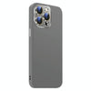 For iPhone 12 Pro Nano Lens Cover Liquid Silicone Phone Case(Titanium Gray)