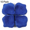 1000pcs / 10 Pack Artificial Wedding Rose Petals Flowers Wedding Decorations(Dark Blue)