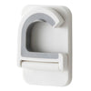 Mop Clip Bathroom Folding Hook Mop Hanger(White)