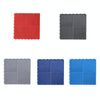 30x30cm Bathroom Floor Mats Non-slip Hydrophobic PVC Hollow Dirt-resistant Foot Mats(Navy Blue)