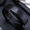 BULL CAPTAIN 02 Automatic Buckle Thickened Soft Cowhide Belt Business Men Belt, Length: 125cm