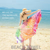 Single Side Printed Swimming Quick Dry Beach Towel, Size: 80x160cm(Green Bobitia)