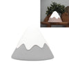 Snow Mountain Night Light Atmosphere Lamp Creative Bedside LED Lamp(Gray)