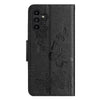 For Samsung Galaxy A36 / A56 5G Butterfly Embossed Flip Leather Phone Case(Black)