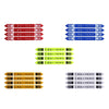 5sets Car Opening Door Anti-Collision Safety Warning Reflector(Diamond Red)