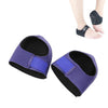 Heel Fatigue Shock Absorption And Warmth Gel Protective Cover, Size:S, Style:without Printing(Blue)